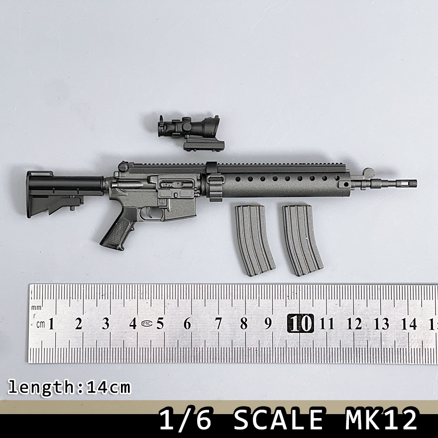 Model Kit Figures - Kit Model Senapan Sniper MK12 Skala