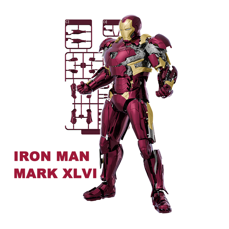 Model Kit Kyogre - Marvel Iron Man MK46 Model Rakitan