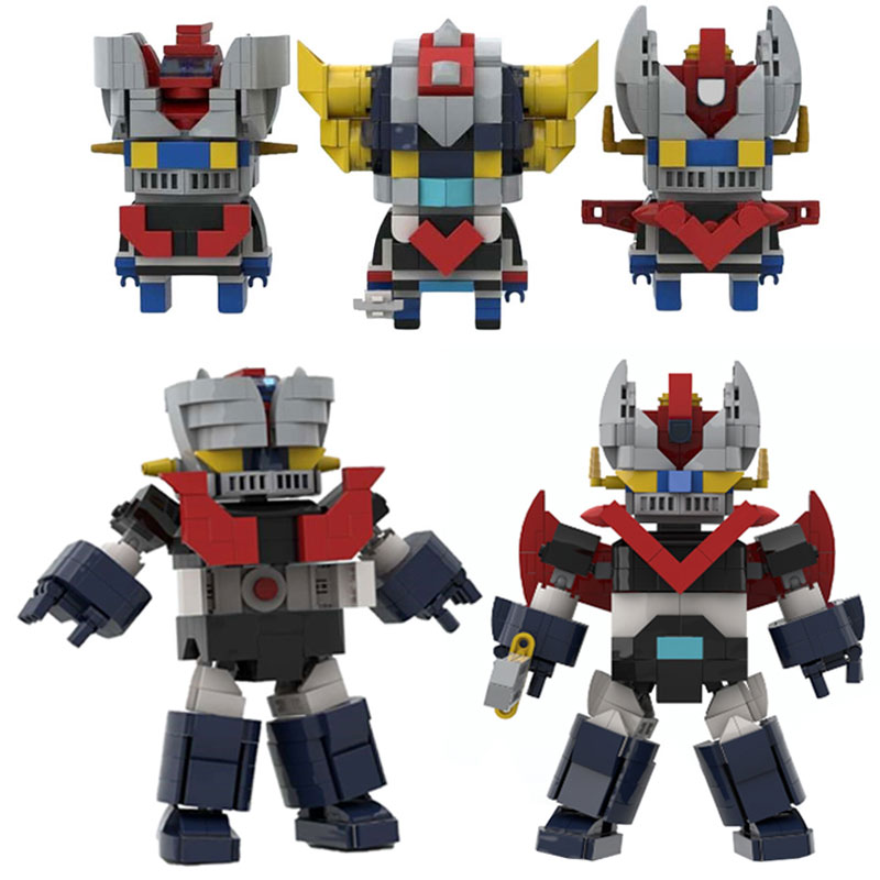 Model Kit Voltron - Figur Anime Moc Mazingered Z Robot