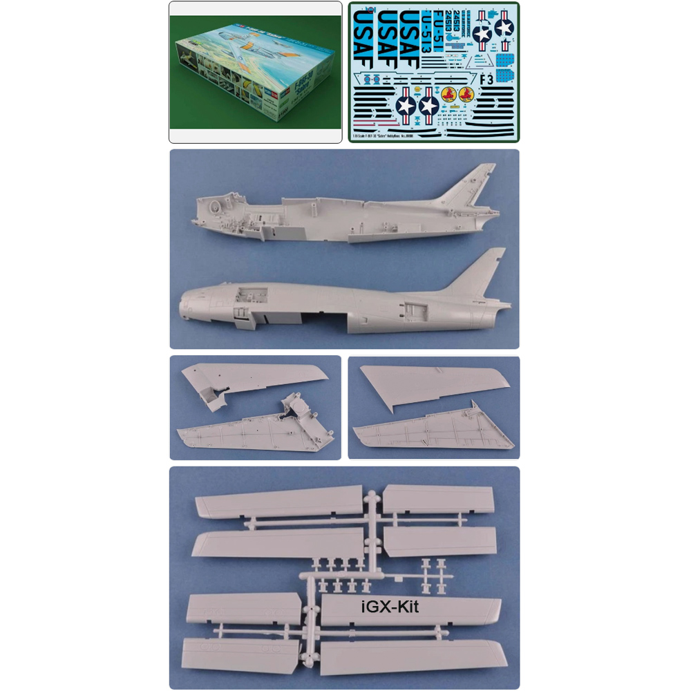 Model Kit Spitfire - Hobbyboss 81808 1:18 Skala USAF F86