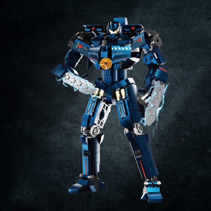 Model Kit Voltron - Set Mainan Mecha Blok Bangunan Anak-anak