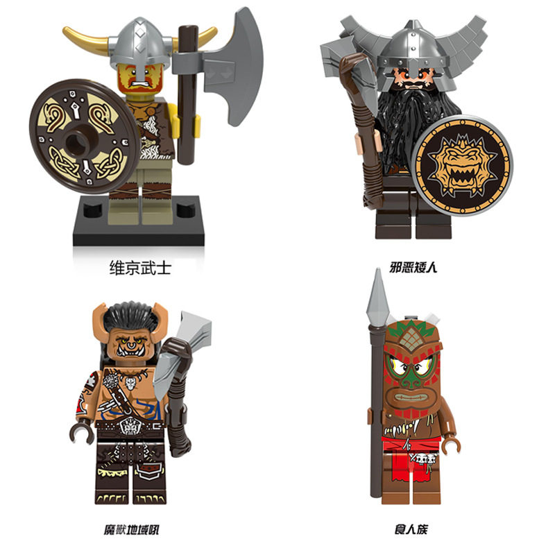 Model Kit Knight - MOC Seri Kastil Abad Pertengahan Blok