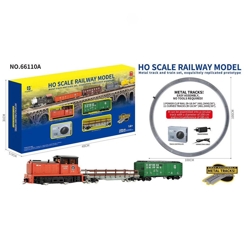 Model Kit Train - Model Kereta Api Logam Skala HO