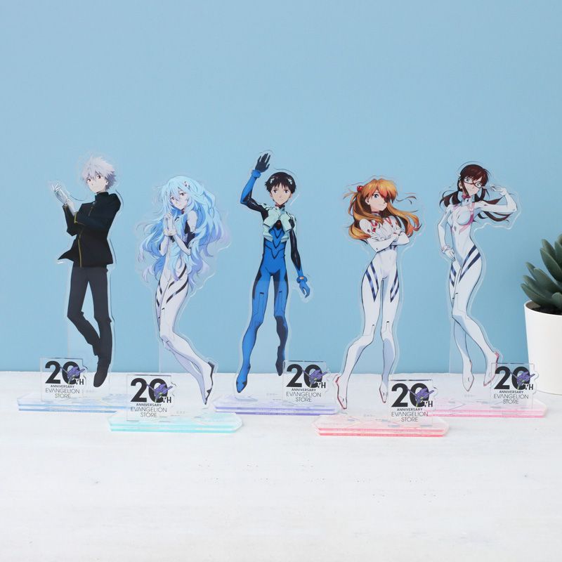 Model Kit Evangelion - 5Pcs Set Stand Akrilik Neon Genesis