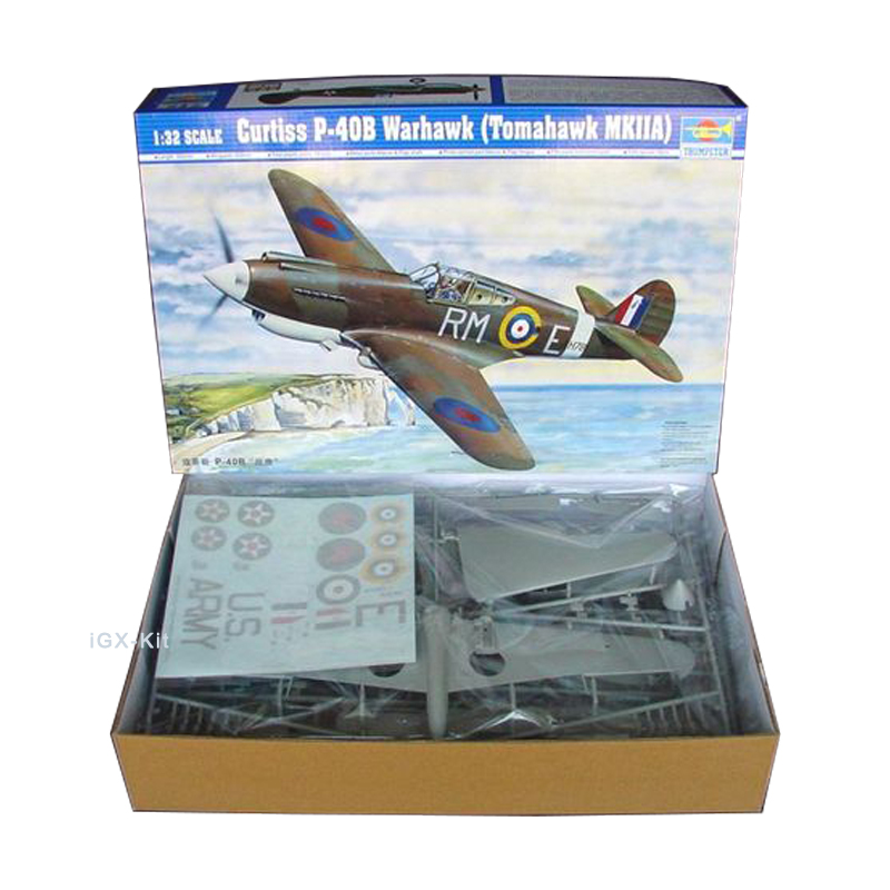 Model Kit Spitfire - Trumpeter 02228 1: 32 Curtiss P40B
