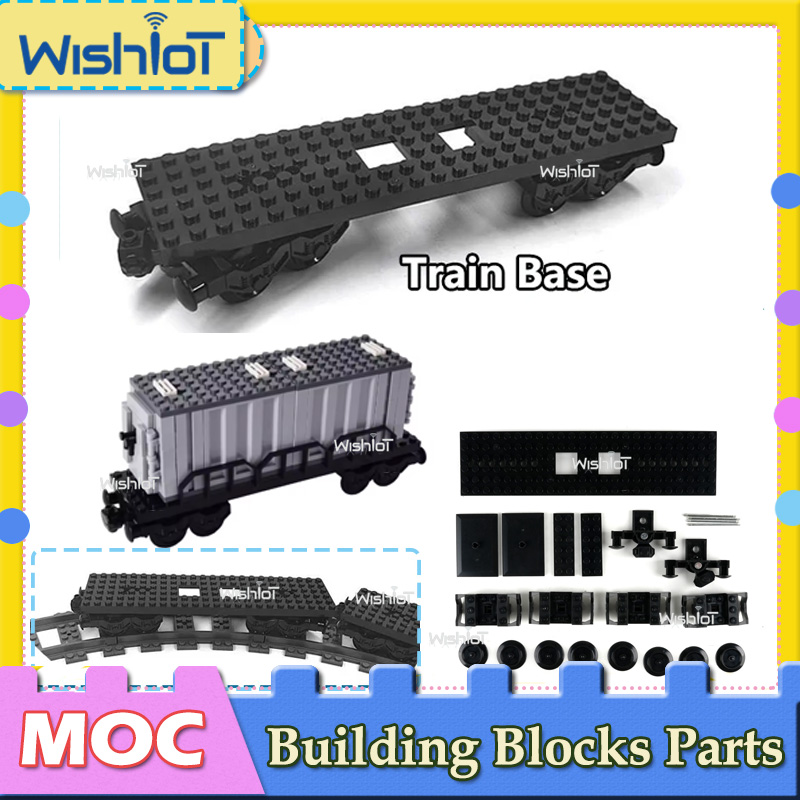 Model Kit Train - Set Blok Bangunan MOC Dasar Jalur