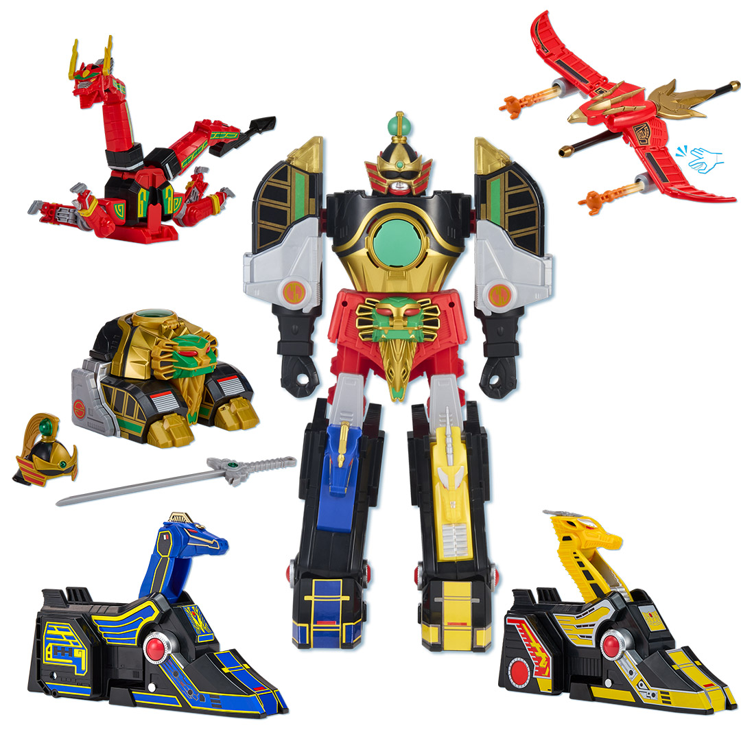 Model Kit Megazord - Figur Aksi Playmates Power Rangers Mega