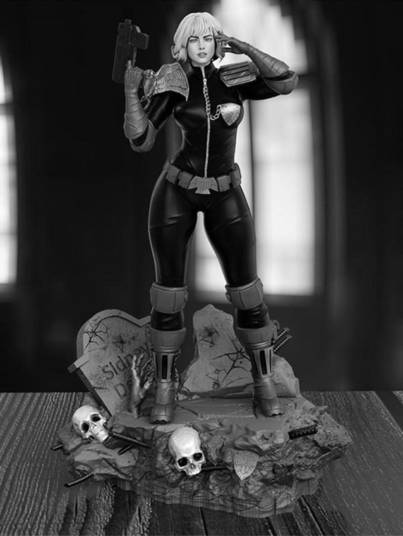 Model Kit Judge - Kit Model Figur Resin Cassandra Anderson