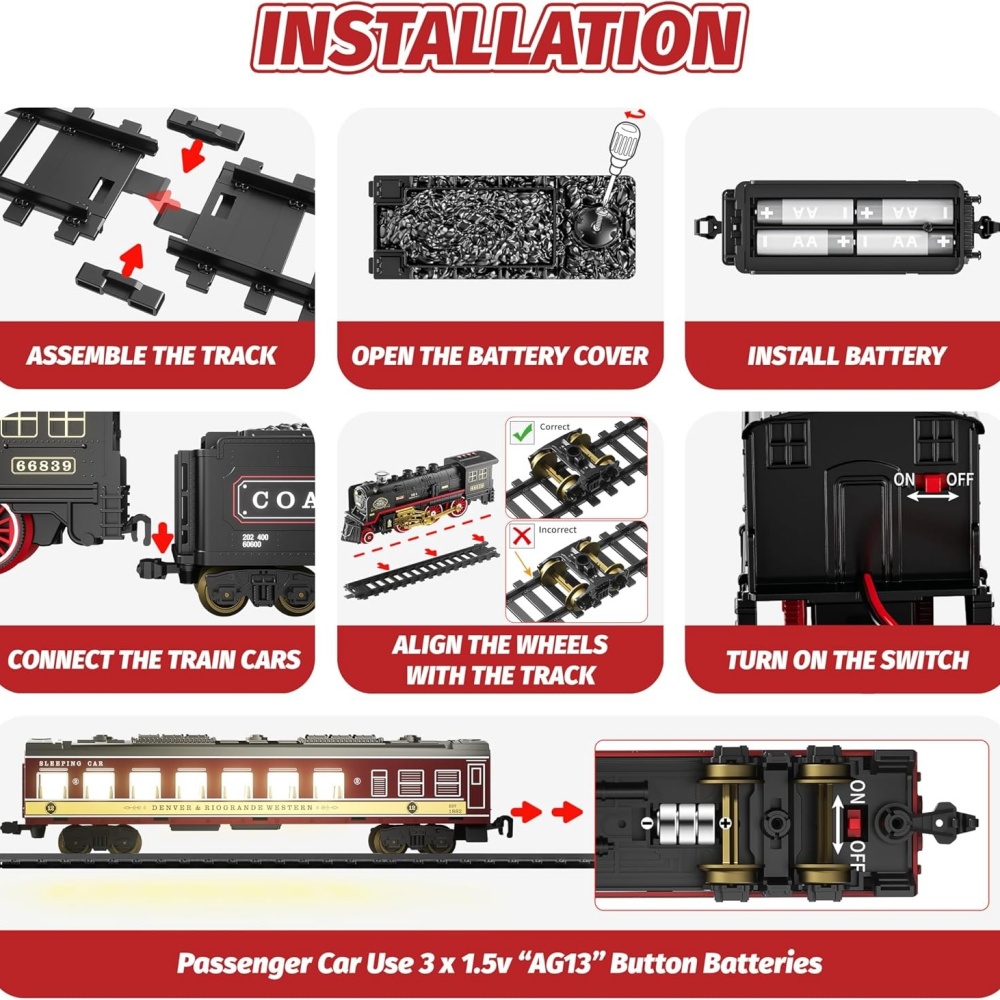 Mainan Kereta Listrik dengan L - Model Kit Train ulasan dan harga