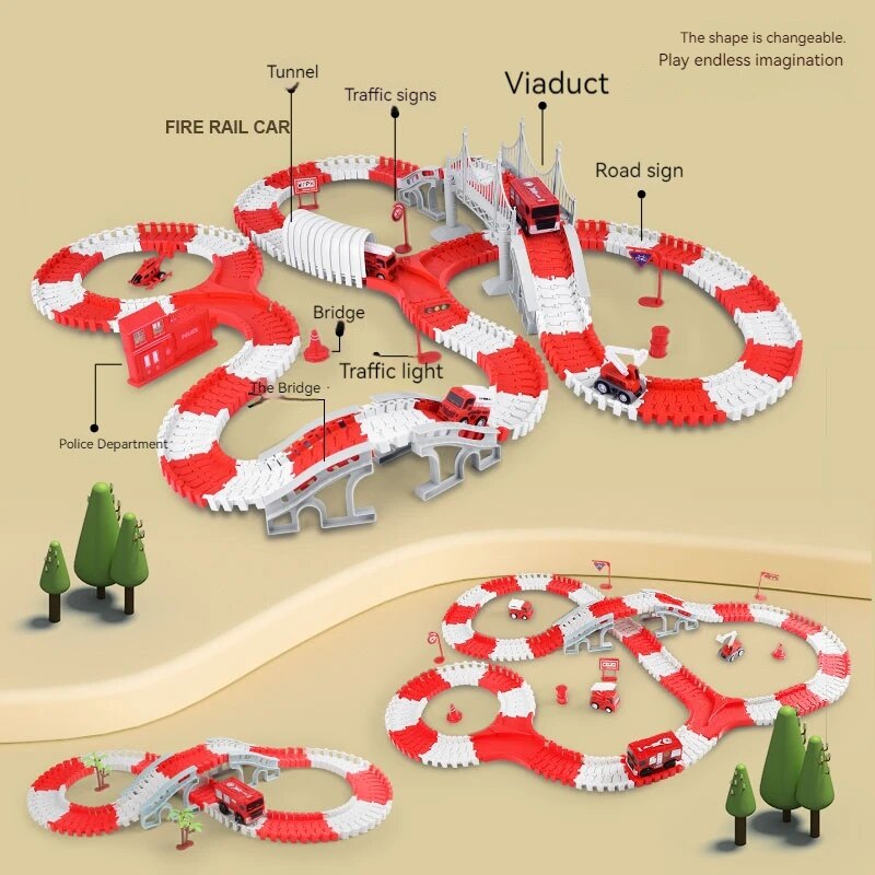 Set mobil miniatur, mainan Puz - Model Kit Train ulasan dan harga
