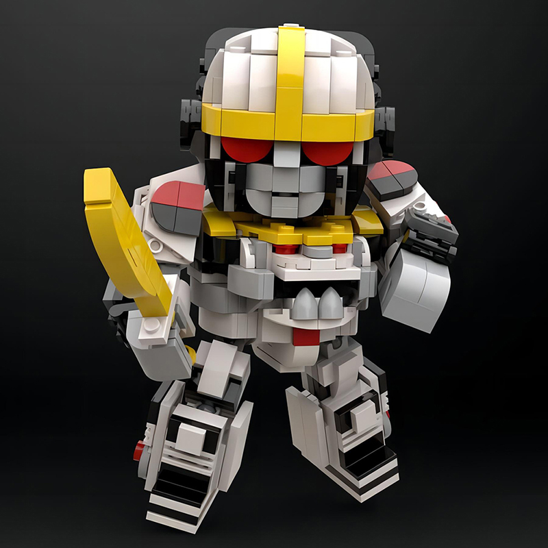 MOC Mighty Morphined Power-Ran - Model Kit Voltron ulasan dan harga