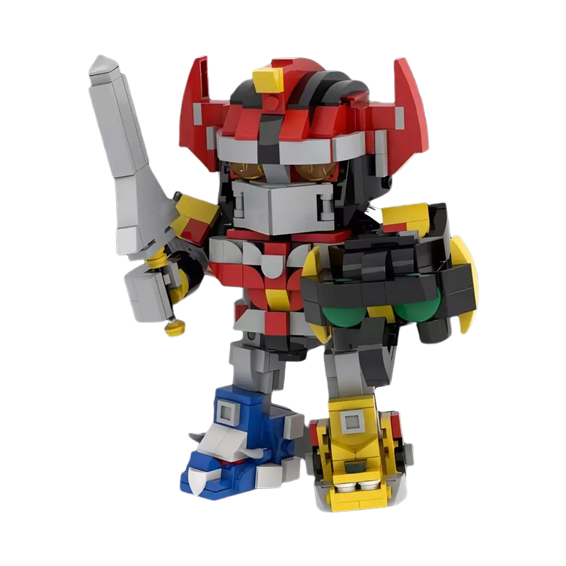 MOC Mighty Morphined Power-Ran - Model Kit Voltron ulasan dan harga