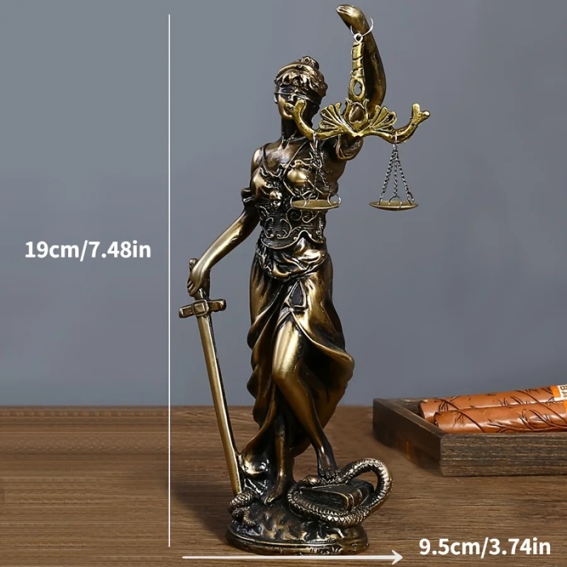 Patung Dewi Keadilan Patung Hu - Model Kit Judge ulasan dan harga