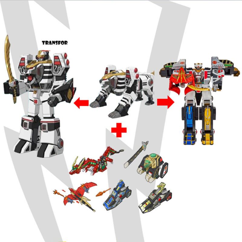 Mainan Playmates Power Rangers - Model Kit Megazord ulasan dan harga