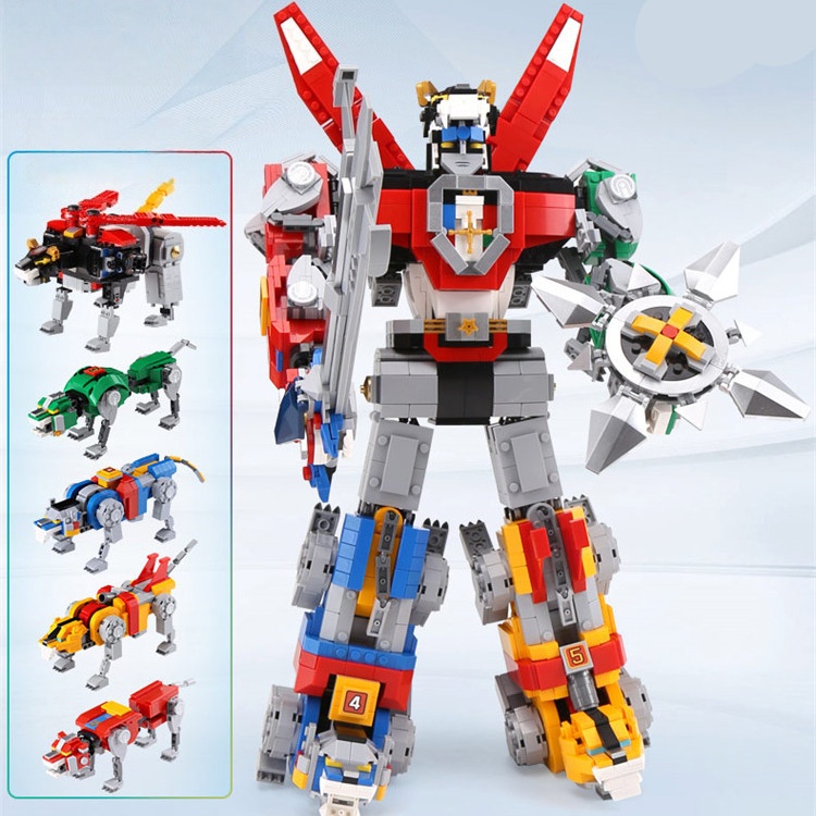 Mainan Model Puzzle Pasukan Lu - Model Kit Voltron ulasan dan harga