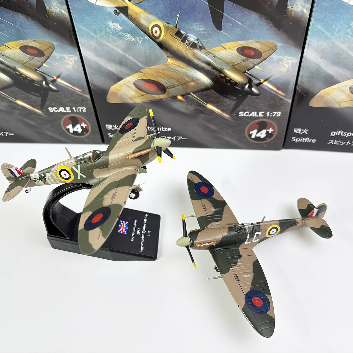 1:72 1/72 Skala Perang Dunia I - Model Kit Spitfire ulasan dan harga