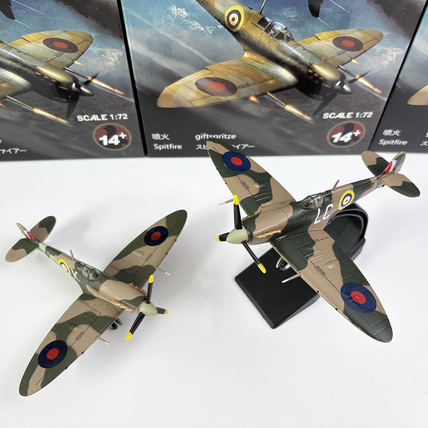 1:72 1/72 Skala Perang Dunia I - Model Kit Spitfire ulasan dan harga
