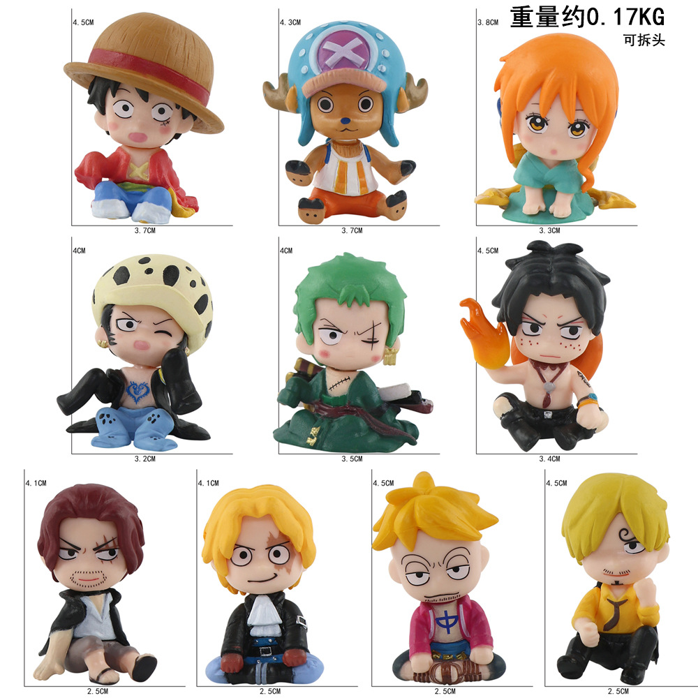 10pcs Set Figur One Piece 2026 - Model Kit Judge ulasan dan harga