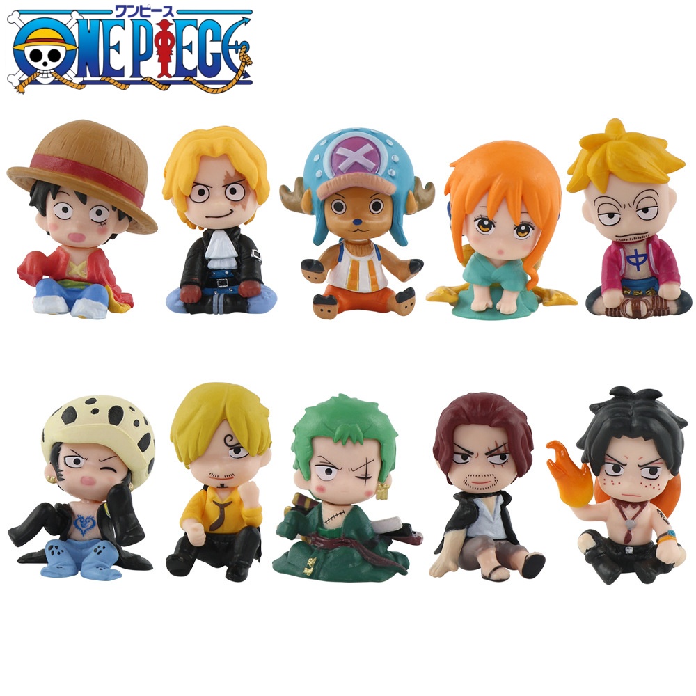 10pcs Set Figur One Piece 2026 - Model Kit Judge ulasan dan harga