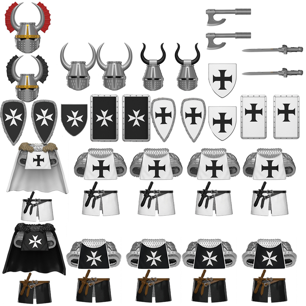 MOC Abad Pertengahan Militer P - Model Kit Knight ulasan dan harga