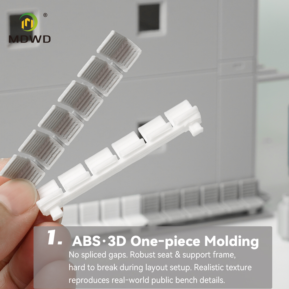 Model Bangku Umum Skala HO 1:8 - Model Kit Train ulasan dan harga